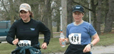 The finish is just around the corner Heather and Helena!
