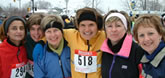 Sue and her gang at the Chilly Half