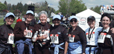 Happy finishers of the Burlington Rock'n Roll Half Marathon